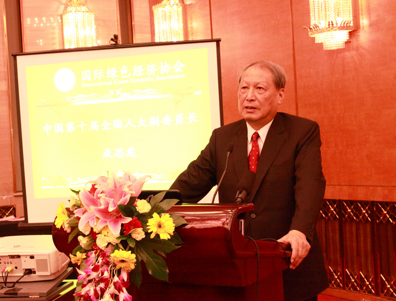 第十届全国人大副委员长成思危出席论坛并发言