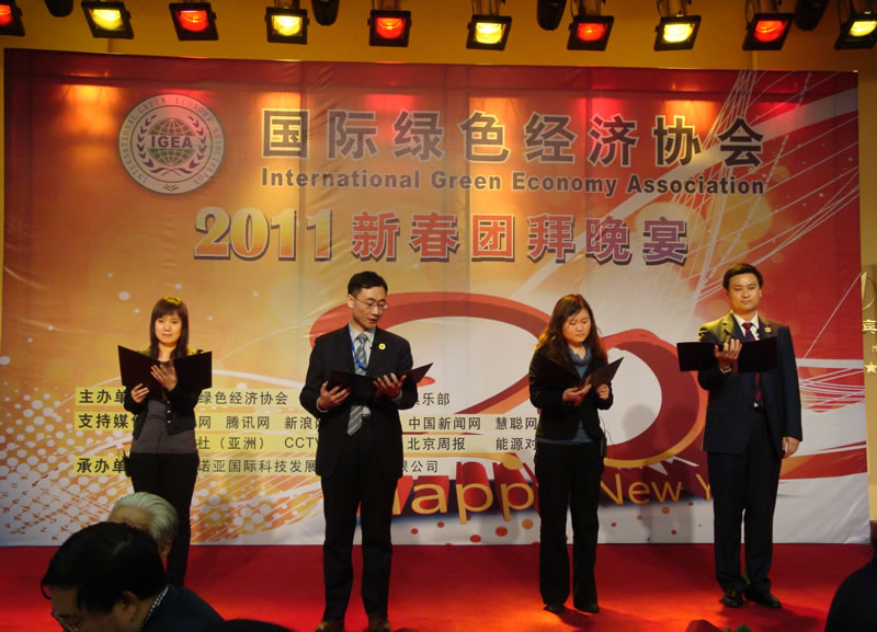 2011国际绿色经济协会新春团拜