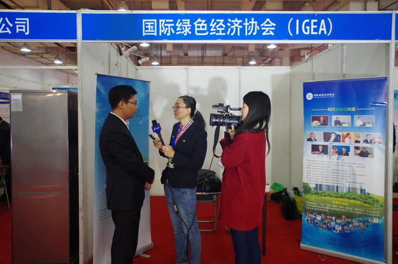 熊申坤副秘书长接受中国新闻社河北分社记者采访