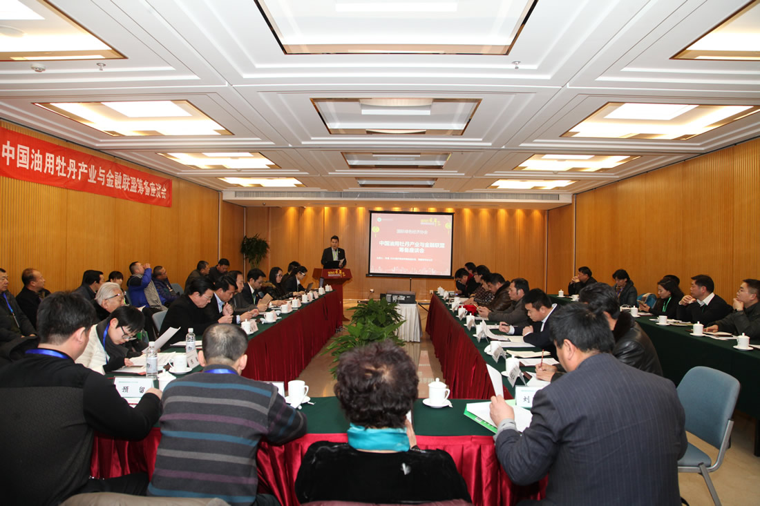 IGEA中国油用牡丹产业与金融联盟筹备座谈会